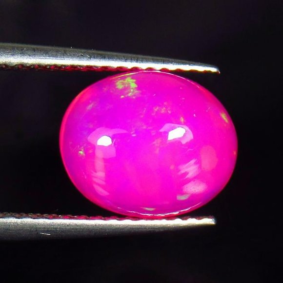 2.18 Ctw Natural Ethiopian Pink Fire Opal Oval Cab GEMSTONE - Picture 1 of 1